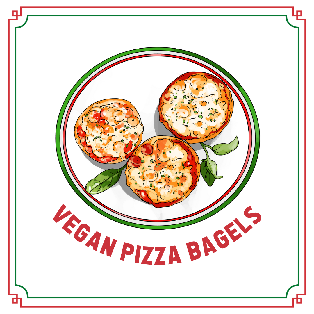 Vegan Pizza Bagels