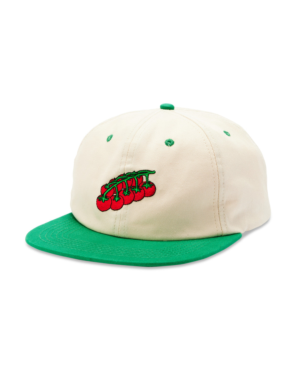 Khaki & Green Vine Tomato Hat