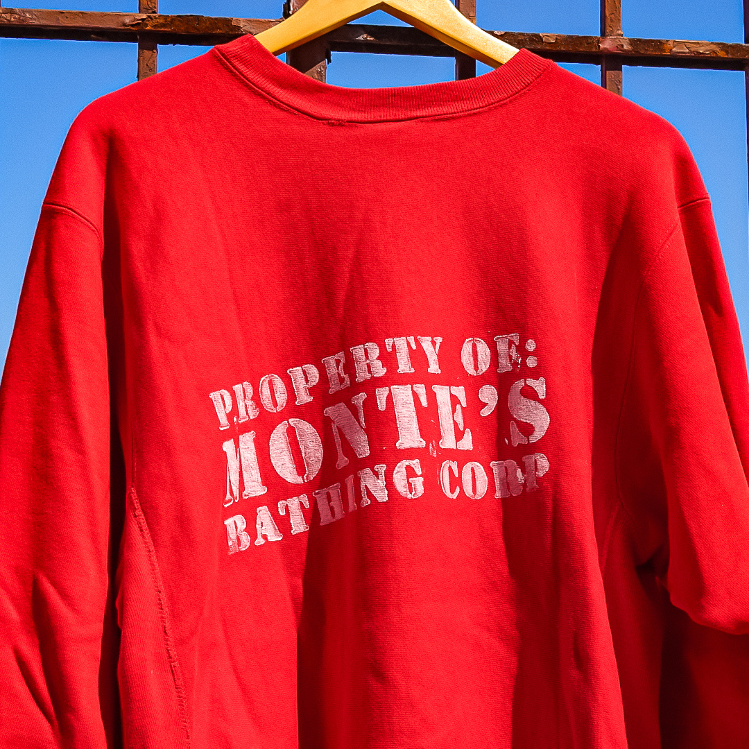 Red Champion x Monte's Sweatshirt