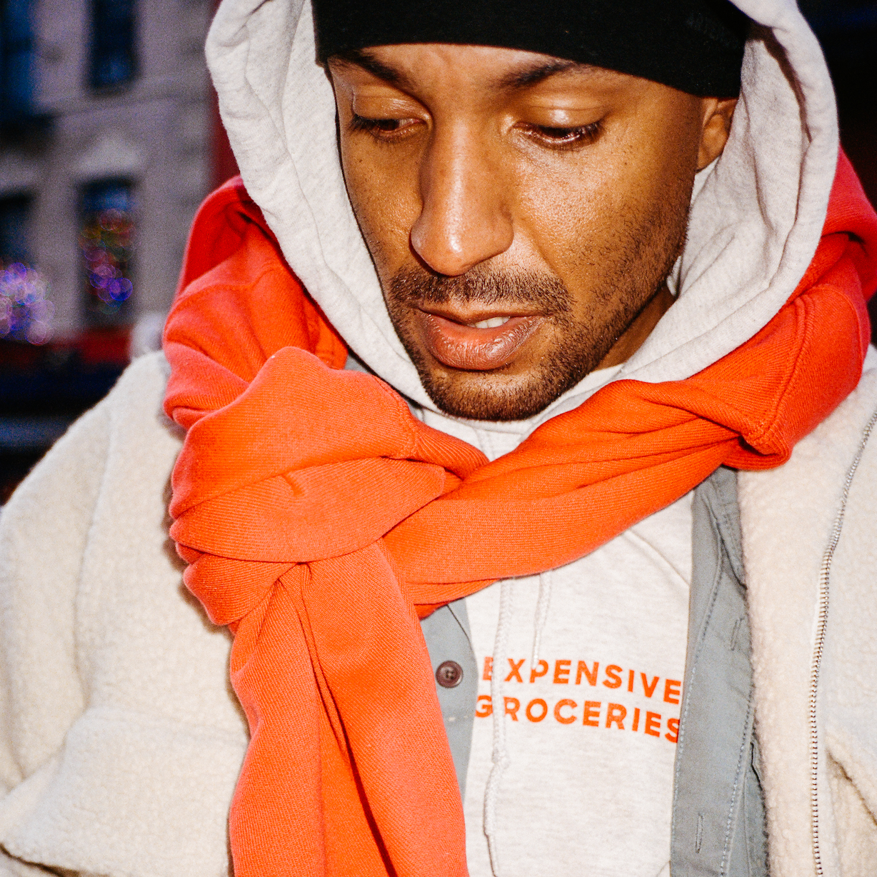 Grey Expensive Groceries Hoodie