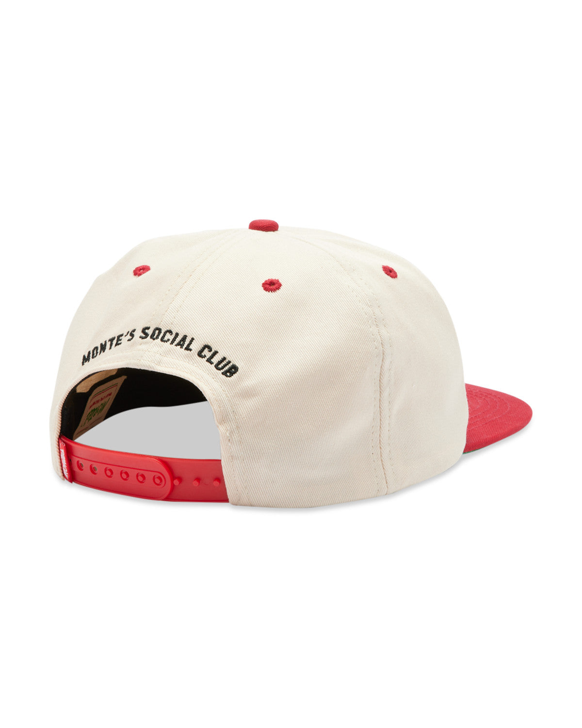 Khaki & Red Vine Tomato Hat