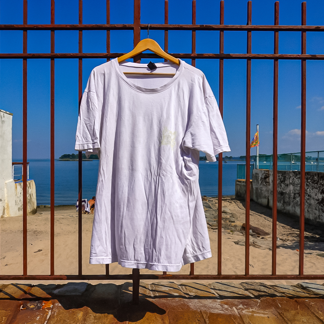 Vintage White T x Monte's Shirt