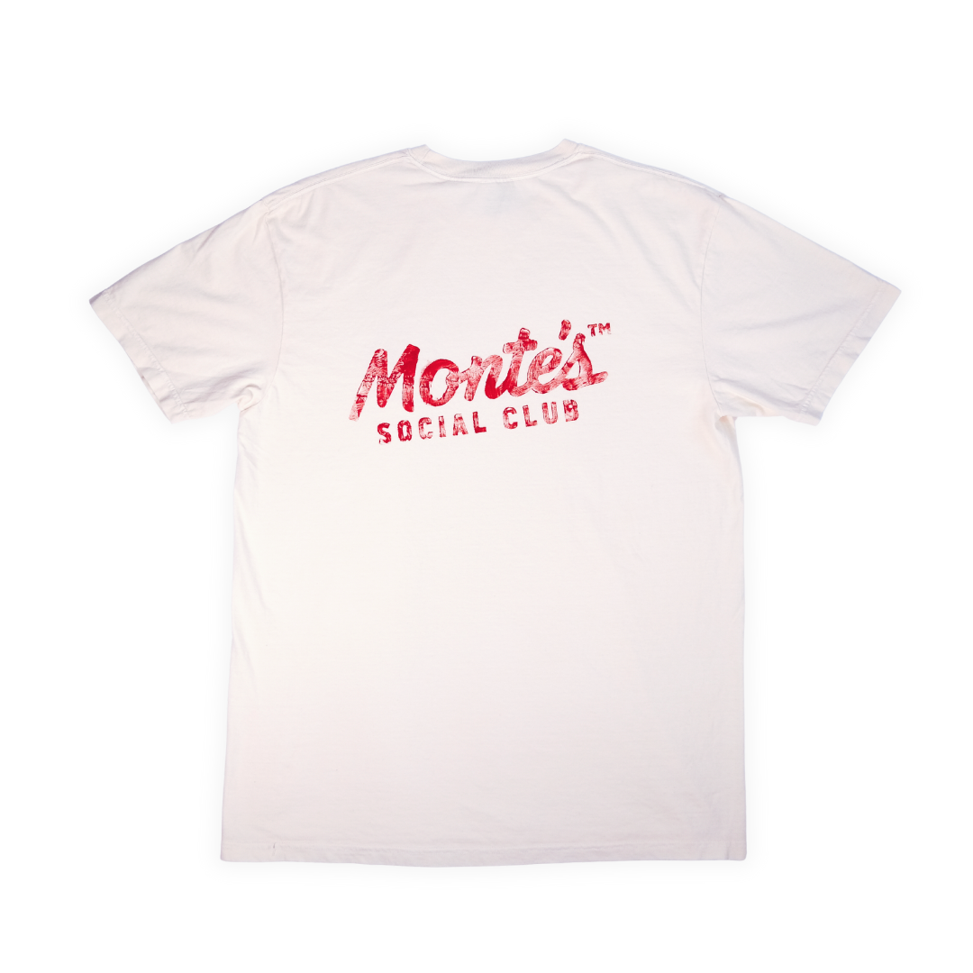 Monte's Social Club T-Shirt Red