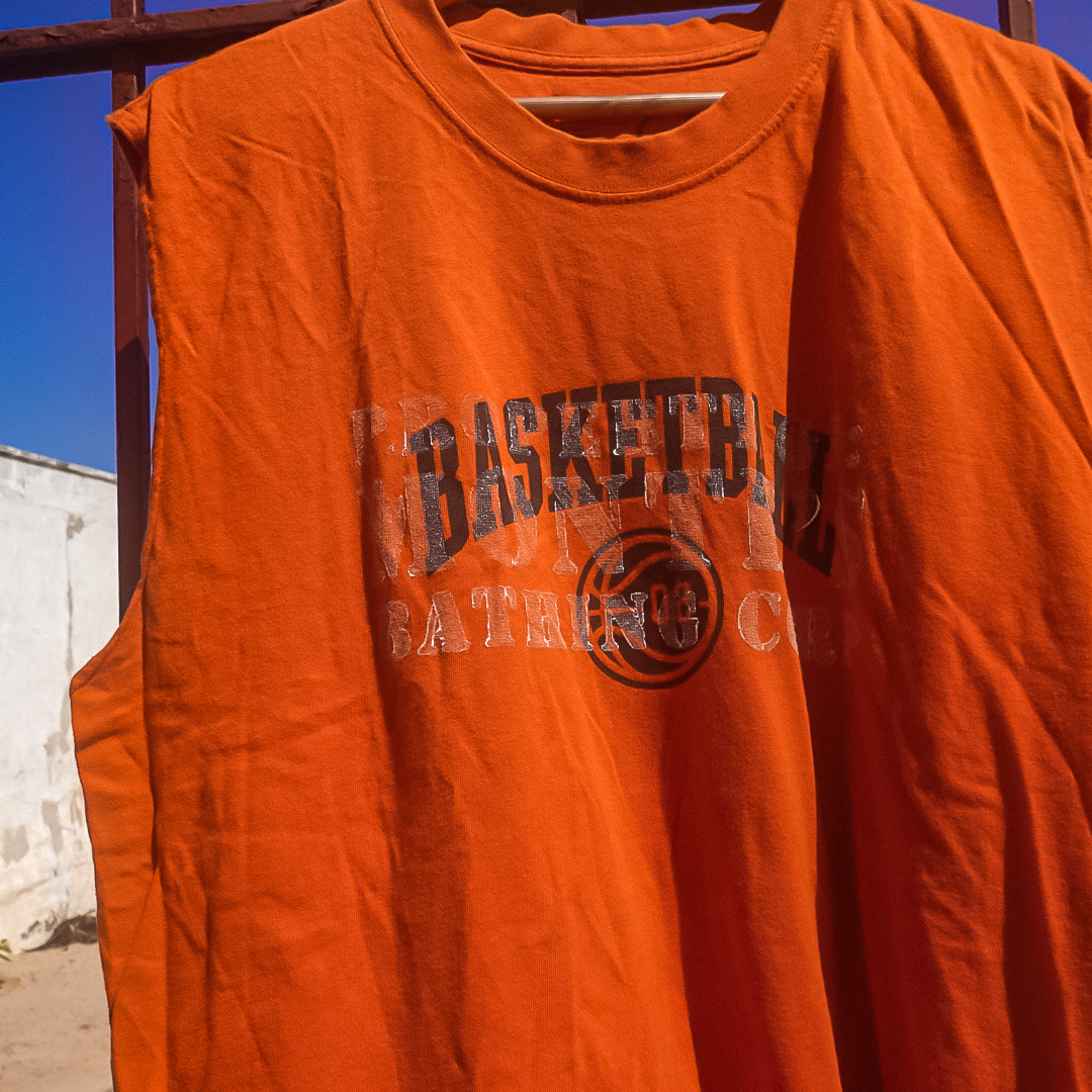 Orange Basketball x Monte's Sleeveless Shirt