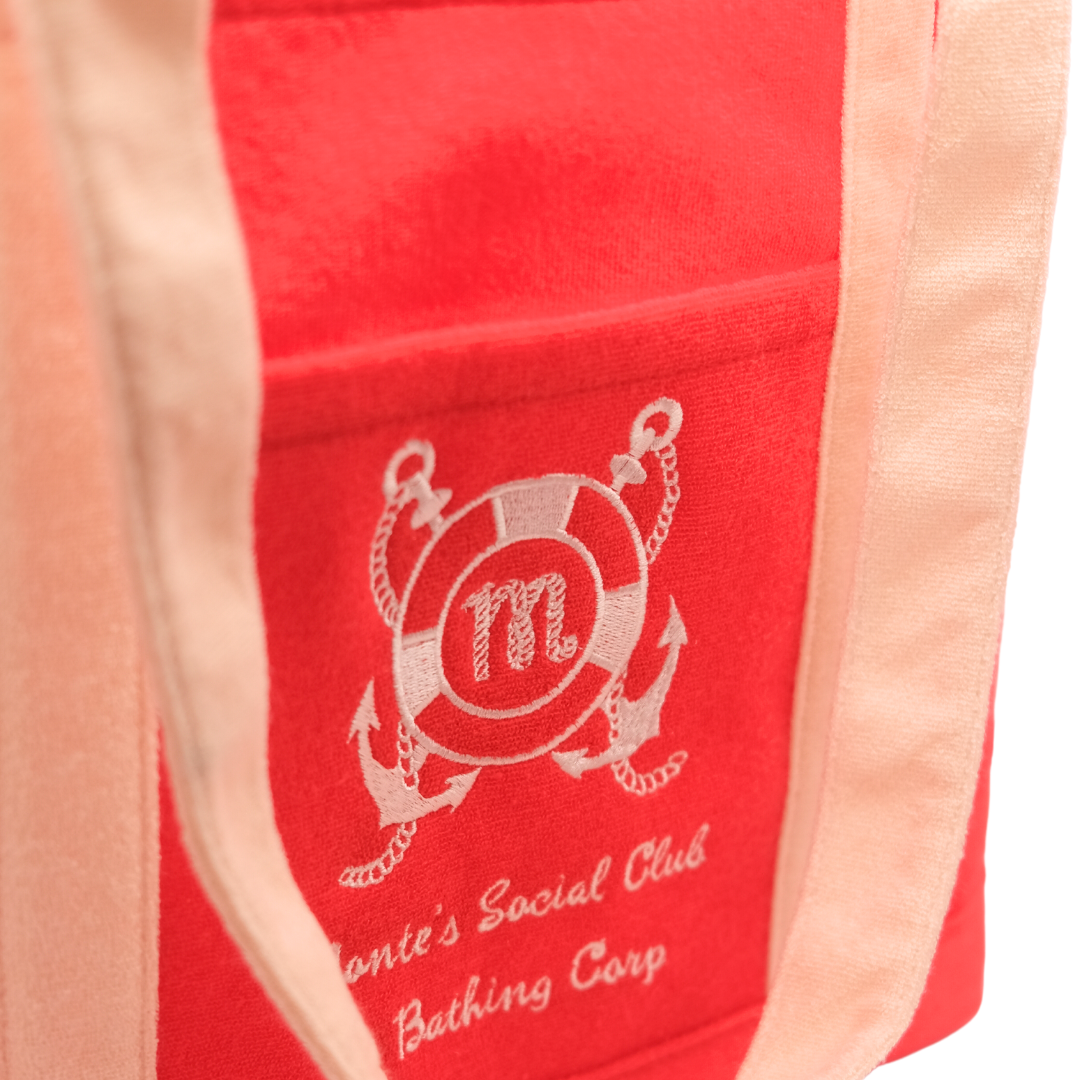 Monte's Social Club & Bathing Corp Terry Cloth Tote