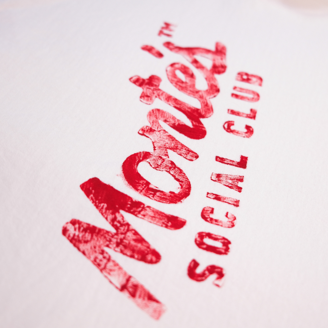 Monte's Social Club T-Shirt Red