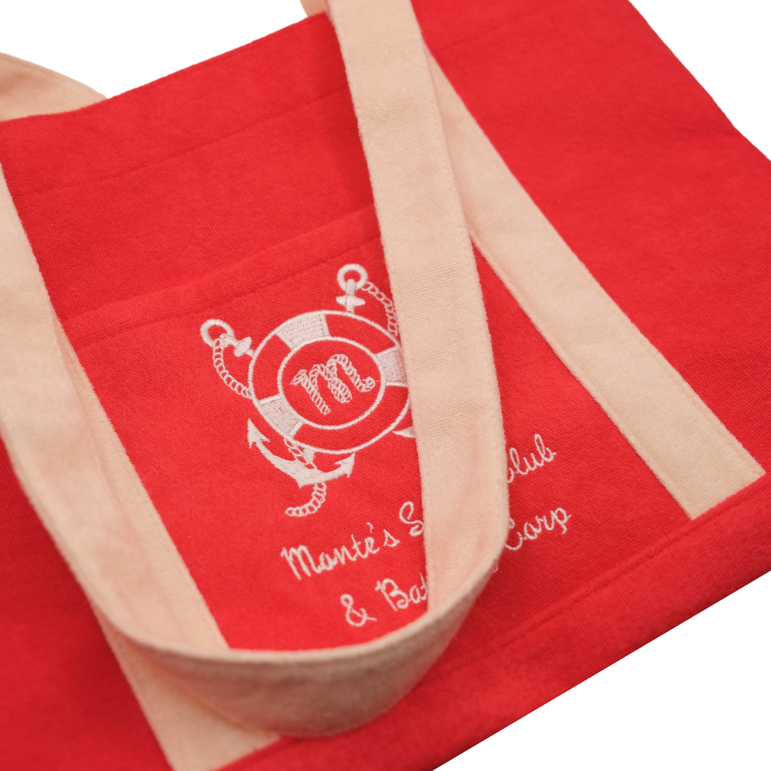 Monte's Social Club & Bathing Corp Terry Cloth Tote