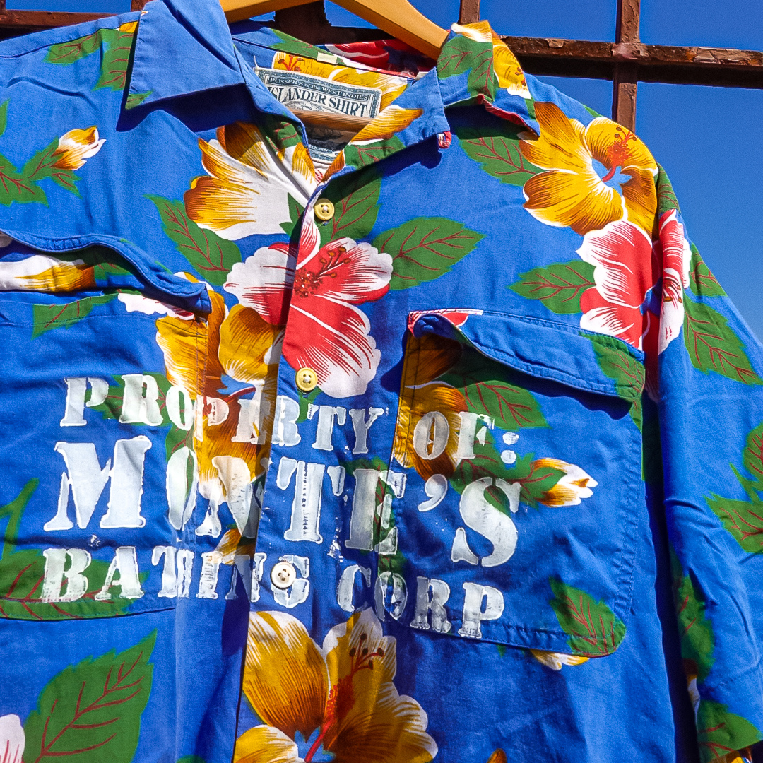 Islander Hawaiin Monte's Short Sleeve Button Up