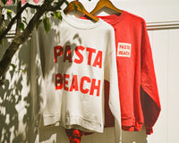 Pasta Beach Tan Crewneck Sweatshirt