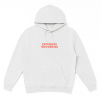 Grey Expensive Groceries Hoodie