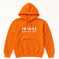 Orange Fragile Hoodie