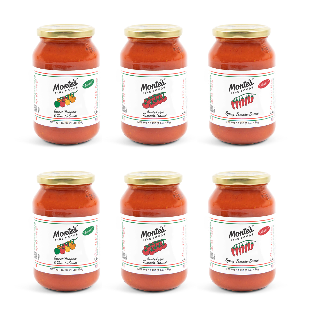 Monte's Tomato Sauce 6 Pack