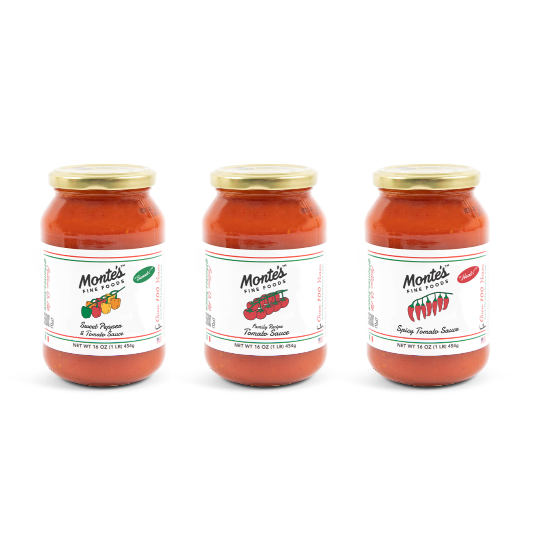Variety Sauce 3-Pack & 3 Buchi & Rotolini Pasta Sample Bundle (Friends & Family)