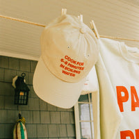 Pasta Beach Dad Hat Cook Time