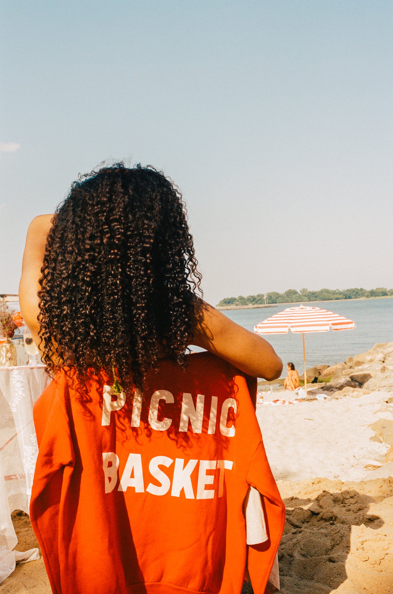 Picnic Basket Crewneck Sweatshirt Red
