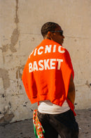 Picnic Basket Crewneck Sweatshirt Red