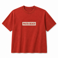 Pasta Beach Red Box Logo Tee