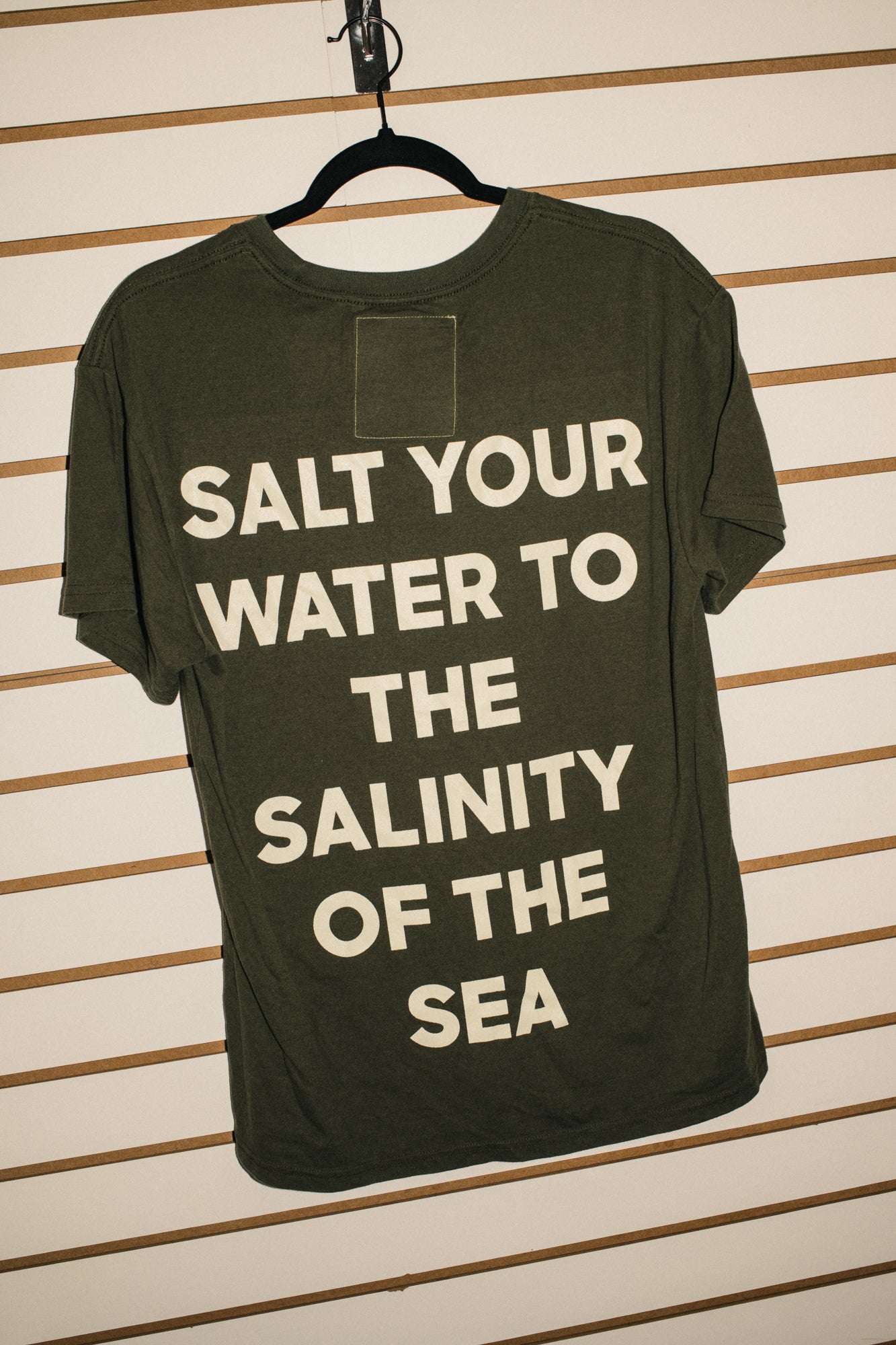 Pasta Beach Tee Green Salt