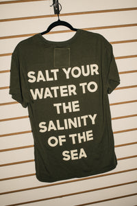 Pasta Beach Tee Green Salt