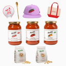 Holiday Bundle - Purple Linen Hat