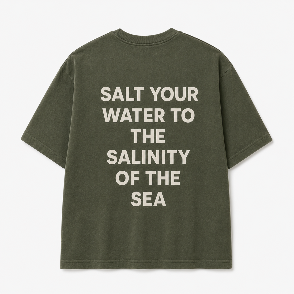 Pasta Beach Tee Green Salt