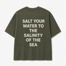 Pasta Beach Tee Green Salt