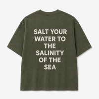 Pasta Beach Tee Green Salt