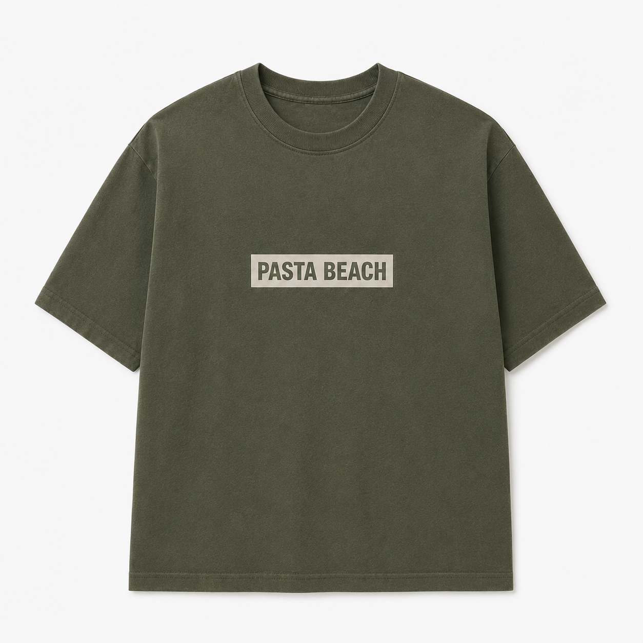Pasta Beach Tee Green Salt