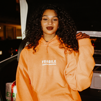 Orange Fragile Hoodie