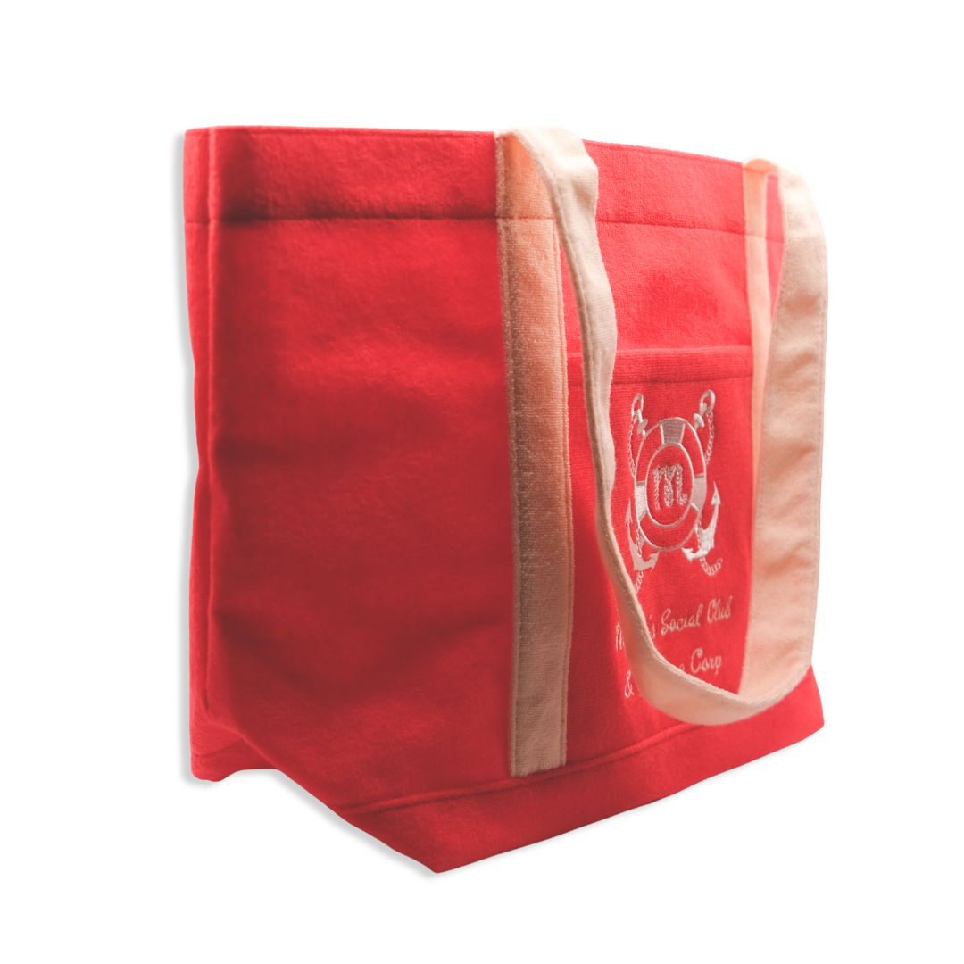 Monte's Social Club & Bathing Corp Terry Cloth Tote